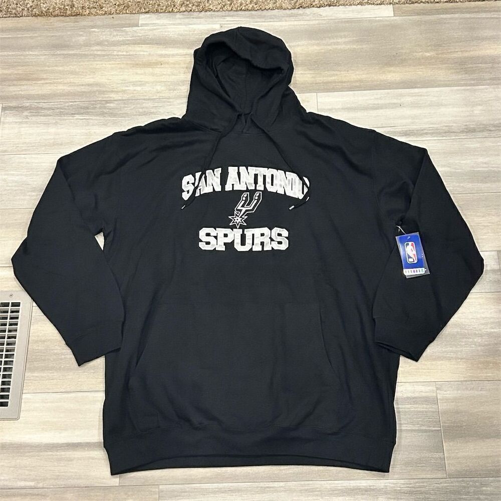 San Antonio Spurs Fanatics Men's 3XLT Black Pullover‎ Hoodie NBA